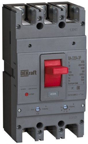 Выключатель автоматический в литом корпусе DEKraft ВА-335А 3п 250А 50кА  картинка